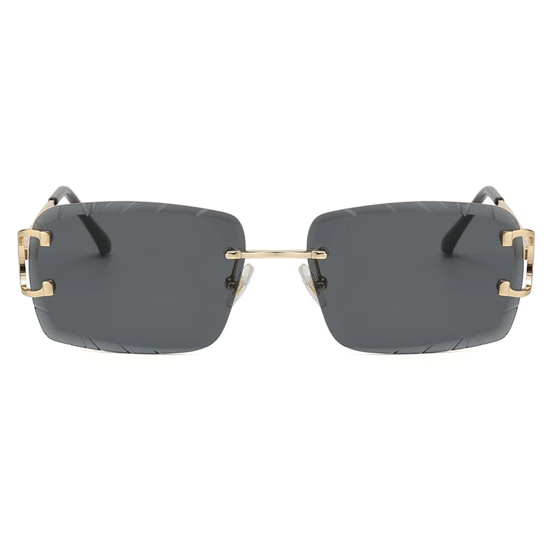 Randlose quadratische Sonnenbrille