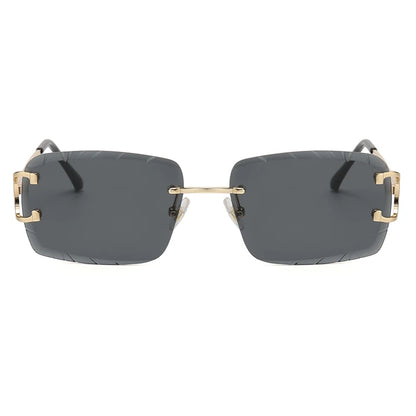 Randlose quadratische Sonnenbrille