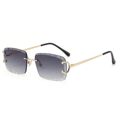 Randlose quadratische Sonnenbrille