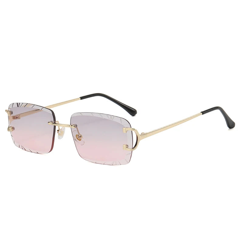 Randlose quadratische Sonnenbrille