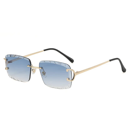 Randlose quadratische Sonnenbrille