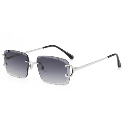 Randlose quadratische Sonnenbrille